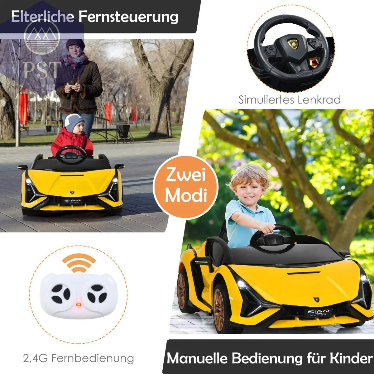 12V Kinderauto Sportwagen - Elektrofahrzeug fur Kinder PST PS Tradings Spielzeug PST PS Tradings PST PS Tradings 12V Kinderauto Sportwagen - Elektrofahrzeug fur Kinder Spielzeug