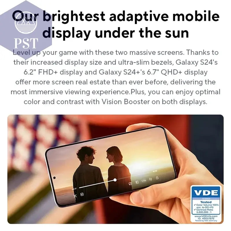 2024 Neues Samsung Galaxy S24 5G AI Smartphone Snapdragon 8 Gen 3 6,2" 120Hz AMOLED 2X Display 50MP Qual Kamera Handy 25W PST PS Tradings PST PS Tradings PST PS Tradings