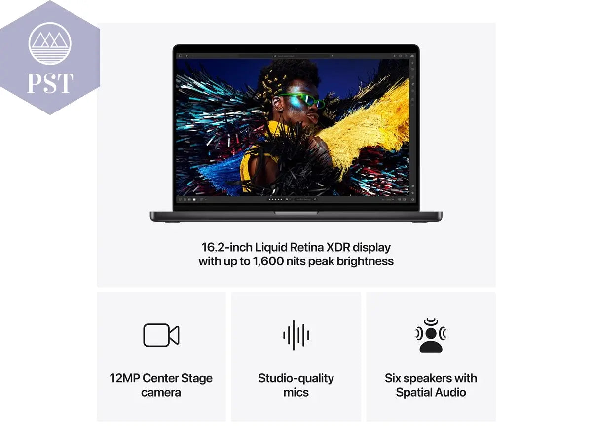 Apple MacBook Pro 16‘‘ SpaceSchwarz CTO M4 Max 16-Core CPU 40-Core GPU PST PS Tradings Laptop PST PS Tradings PST PS Tradings