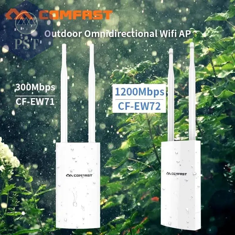 Comfast 300Mbps-1200Mbps Wireless Wifi Repeater Outdoor 2.4&5.8Ghz High Power Waterproof Street Extender Wifi Router Antenna AP PST PS Tradings PST PS Tradings PST PS Tradings