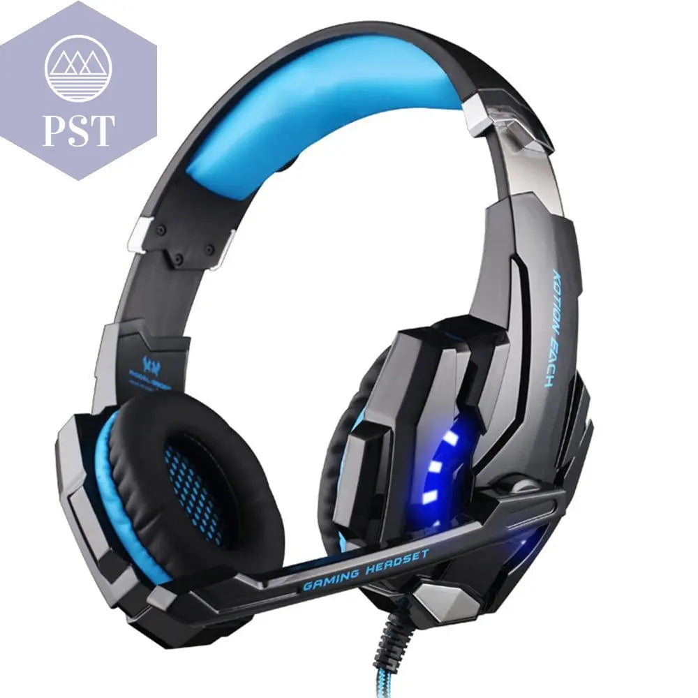 Futuristic Style LED Gaming Headphones Light Best Headphone Gaming PST PS Tradings