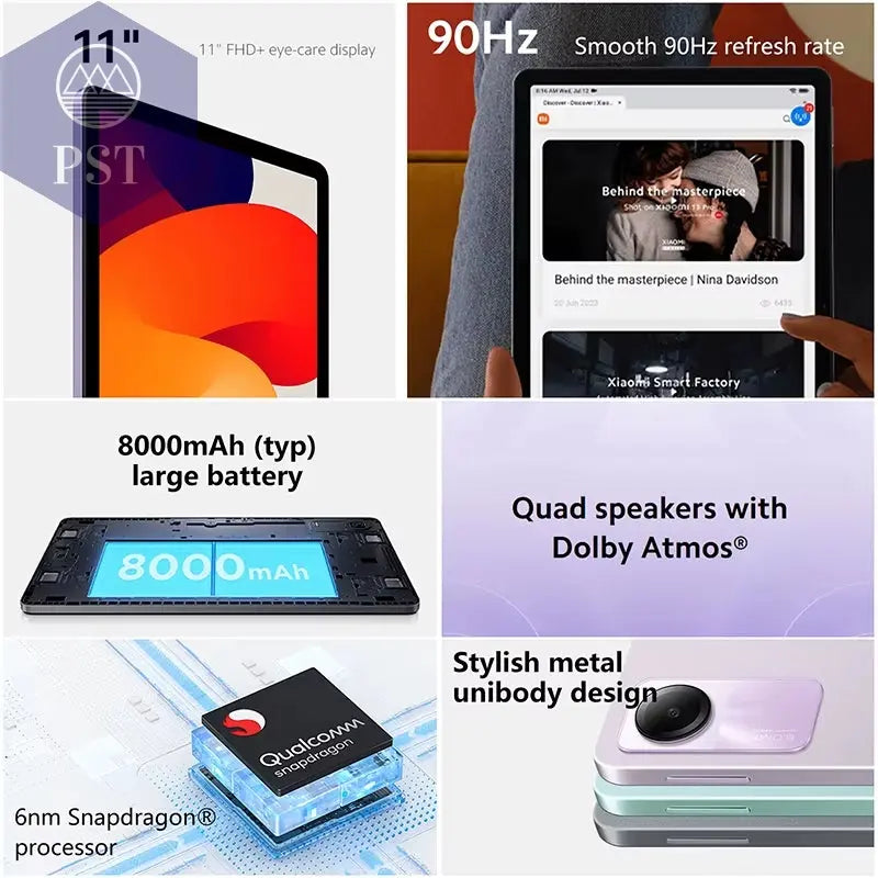 Global Version Xiaomi Redmi Pad SE Mi Tablet 128/256GB Large Battery Dolby Atmos® 11" Display PST PS Tradings PST PS Tradings PST PS Tradings