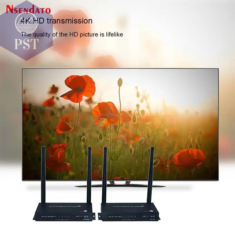 HDMI USB KVM Extender 4K 100M Extension Cable with Switch Wireless HDMI Video Transmitter Receiver Extender for Mouse Keyboard PST PS Tradings PST PS Tradings PST PS Tradings HDMI USB KVM Extender 4K 100M Extension Cable with Switch Wireless HDMI Video Transmitter Receiver Extender for Mouse Keyboard
