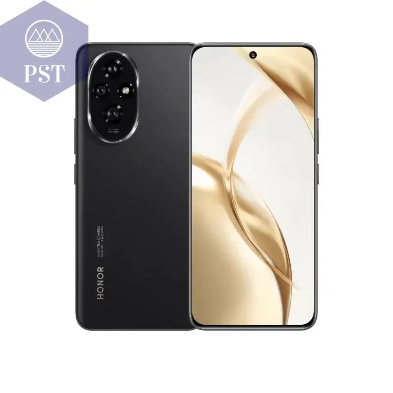 HONOR 200 5G Smartphone Snapdragon 7 Gen 3 Android 14 6.7'' AMOLED Display 5200Mah Akku Global Version Mobile Telefon PST PS Tradings PST PS Tradings Black-12Gb-512Gb PST PS Tradings