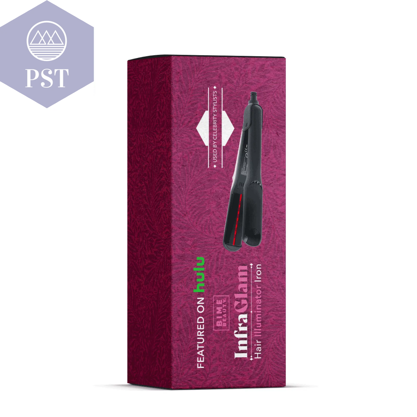 InfraGlam Hair Illuminator Iron PST PS Tradings Hair Styler Glätteisen PST PS Tradings PST PS Tradings InfraGlam Hair Illuminator Iron Hair Styler Glätteisen