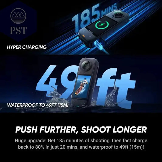 Insta360 X5 8K Actionkamera – Wasserdicht & Smart PST PS Tradings Insta360 X5 8K Actionkamera – Wasserdicht & Smart