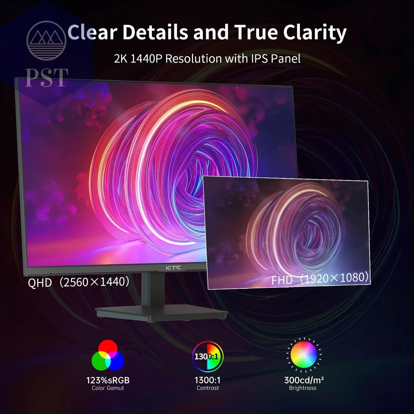 KTC 27 Zoll QHD Display Gaming Monitor 100Hz IPS PST PS Tradings Monitor PST PS Tradings PST PS Tradings