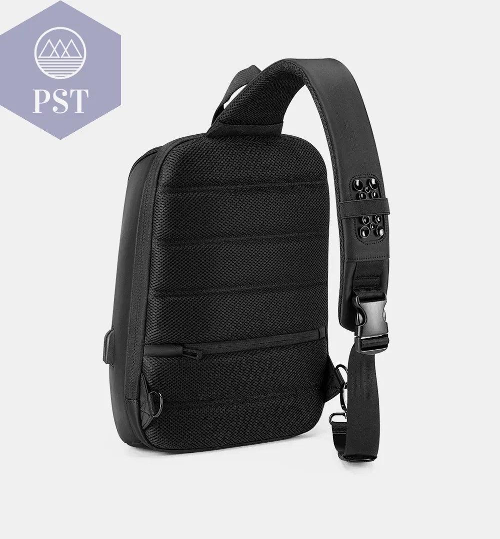 Kingsons/Vgoal Anti-theft Waterproof Single Shoulder Backpack For Men Laptop 14/13.3 inch W/ USB Charging Port&TSA Customs Lock - PST PS Tradings
