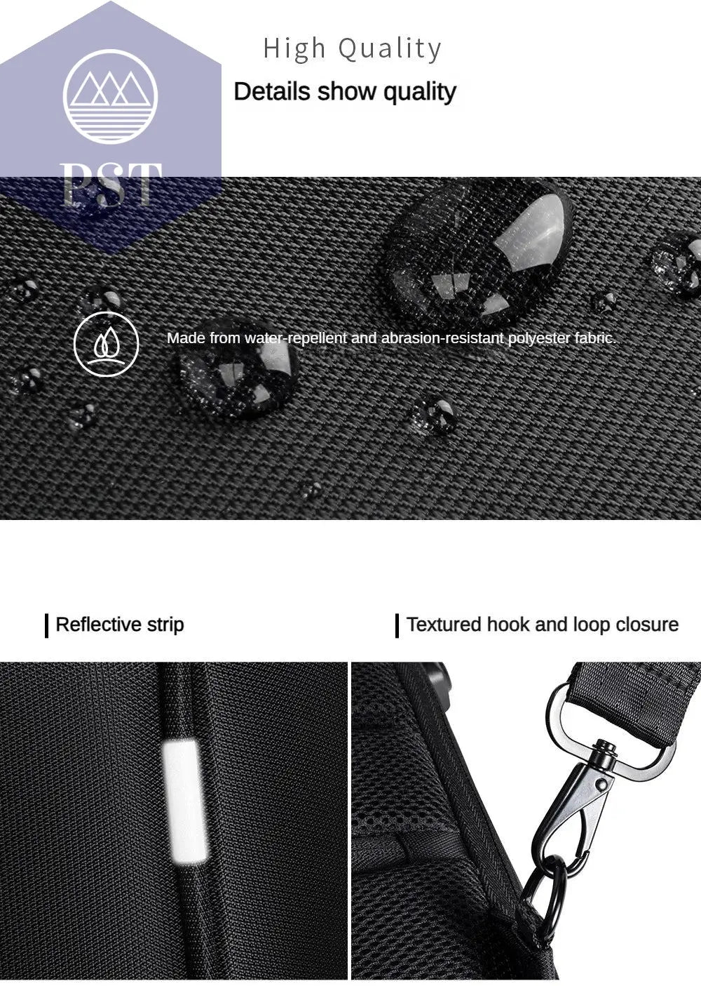 Kingsons/Vgoal Anti-theft Waterproof Single Shoulder Backpack For Men Laptop 14/13.3 inch W/ USB Charging Port&TSA Customs Lock - PST PS Tradings