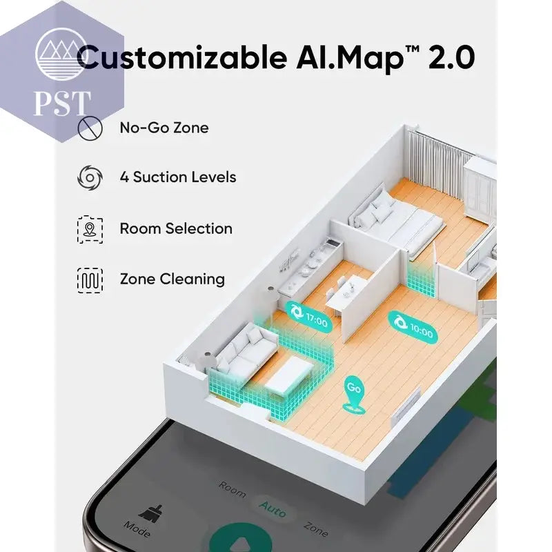 L60 Roboterstaubsauger mart reinigen mit Station 5.000 Pa Saugkraft