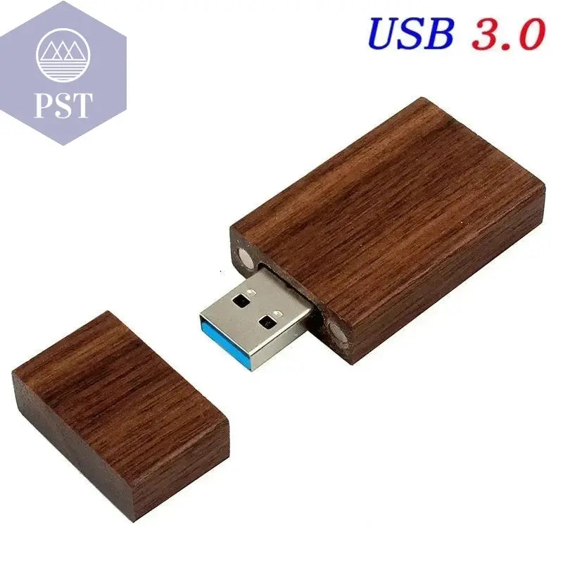 SHANDIAN Wood Album Style High Speed USB 3.0 4GB 8GB 16GB Fashion Gift 32GB 64GB USB+BOX Wedding Photography Free Custom LOGO - PST PS Tradings