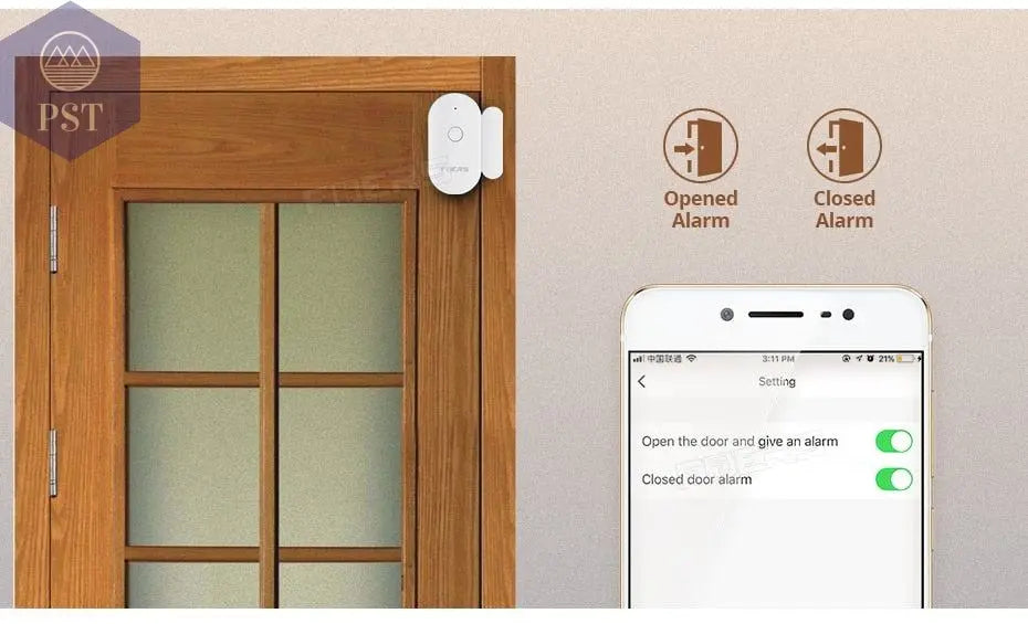 Smart WiFi Door Sensor PST PS Tradings
