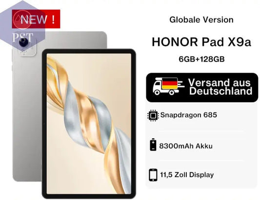Tablets HONOR Pad Х9A Tablet Android 11.5“ 120Hz 2.5K HONOR Fullview Display 6GB+128GB Qualcomm Snapdragon 685 PST PS Tradings PST PS Tradings PST PS Tradings