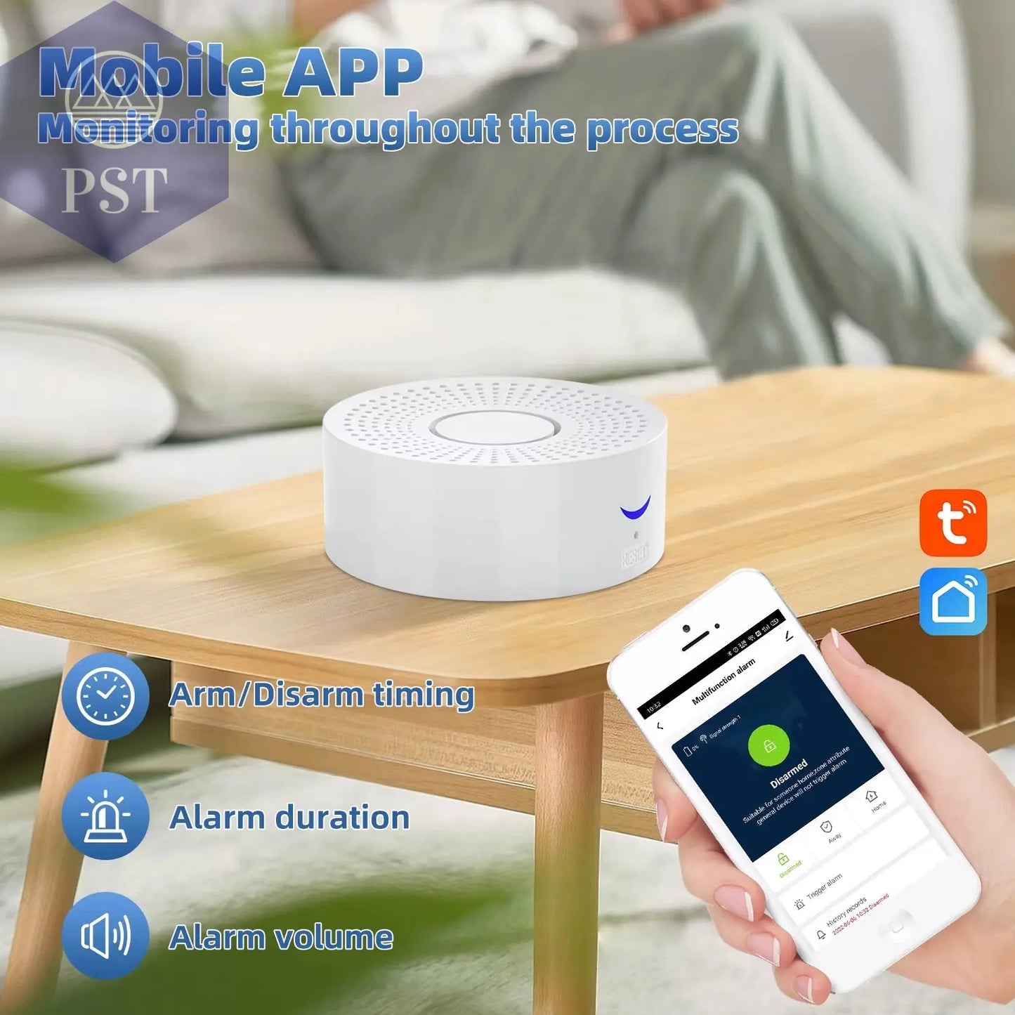 Tuya Wifi Smart Home Alarm System 433 Mhz Einbrecher Sicherheit Alarm Sirene Smart Leben App Control Wireless Home Alarm Kits PST PS Tradings PST PS Tradings PST PS Tradings Tuya Wifi Smart Home Alarm System 433 Mhz Einbrecher Sicherheit Alarm Sirene Smart Leben App Control Wireless Home Alarm Kits