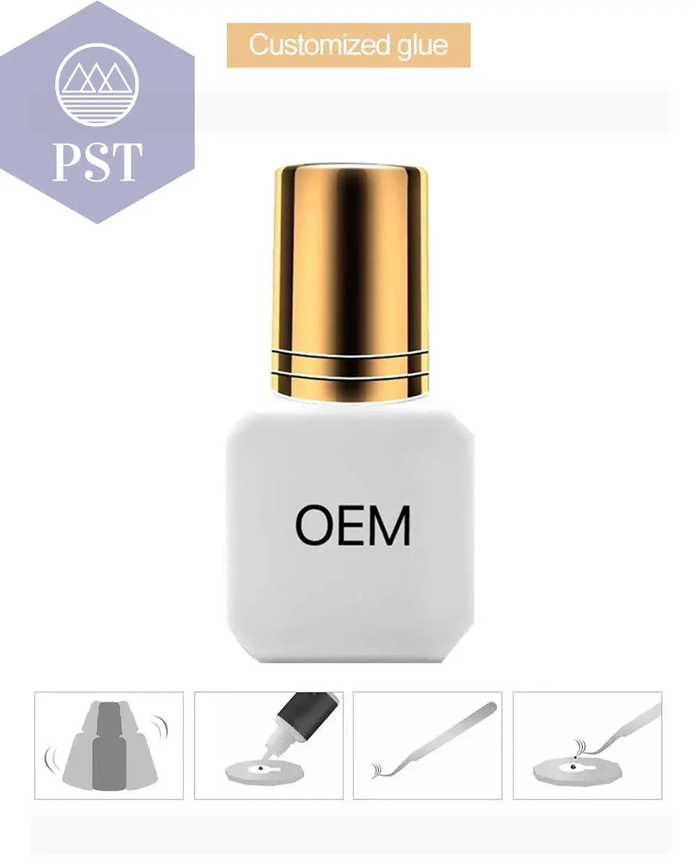 Yelix Eyelash Extension Glue 0.5-1 Sec Fast Dry Individual Lashes Glue Sensitive Eye Eyelash Glue Wholesale Customization PST PS Tradings PST PS Tradings PST PS Tradings