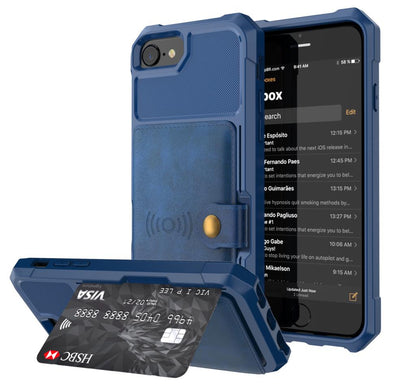 Hard Protective Wallet Case for iPhone