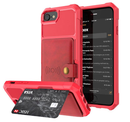 Hard Protective Wallet Case for iPhone