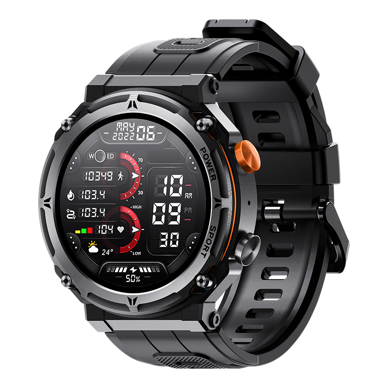 2024 C21 Pro 410mah Big Battery Outdoor Sport Smart Watches BT Calling Smartwatch for  1 ATM Waterproof Smart Watch for Men - Property & Safety Tradings