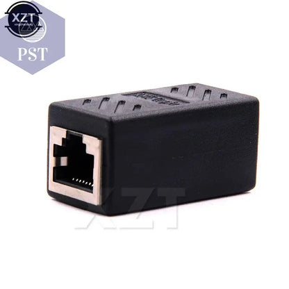 1 To 2 Ways Network LAN Cable Ethernet Female Cat6 RJ45 Splitter Connector Adapter UTP Cat7 5e Conector Switch Adapters Coupler       PST PS Tradings