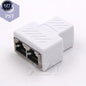 1 To 2 Ways Network LAN Cable Ethernet Female Cat6 RJ45 Splitter Connector Adapter UTP Cat7 5e Conector Switch Adapters Coupler       PST PS Tradings