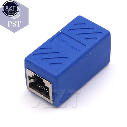 1 To 2 Ways Network LAN Cable Ethernet Female Cat6 RJ45 Splitter Connector Adapter UTP Cat7 5e Conector Switch Adapters Coupler       PST PS Tradings