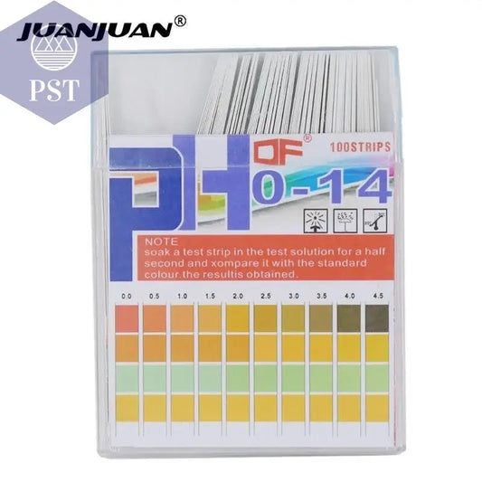 100 Strips/box  pH Test Strips 0-14 Scale Premium Litmus Tester Paper Ideal for Test pH Level of Water 40%Off       PST PS Tradings