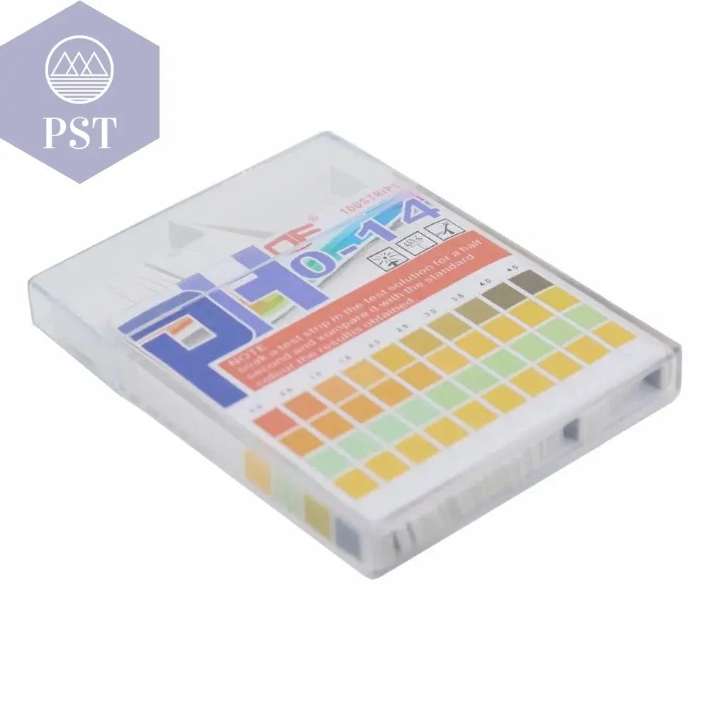 100 Strips/box  pH Test Strips 0-14 Scale Premium Litmus Tester Paper Ideal for Test pH Level of Water 40%Off       PST PS Tradings