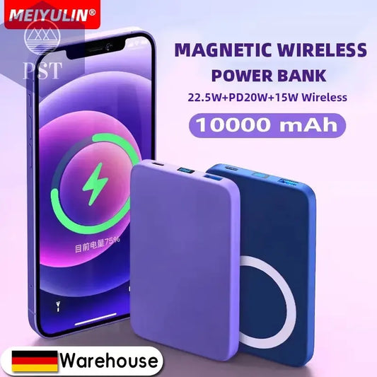 10000 Mah Magnetische Wireless Power Bank Tragbare 5000 Mah USB C Schnelle Lade Externe Batterie Ladegerät Für Iphone 15 Xiaomi Samsung PST PS Tradings Ladegerät PST PS Tradings  PST PS Tradings 10000 Mah Magnetische Wireless Power Bank Tragbare 5000 Mah USB C Schnelle Lade Externe Batterie Ladegerät Für Iphone 15 Xiaomi Samsung Ladegerät