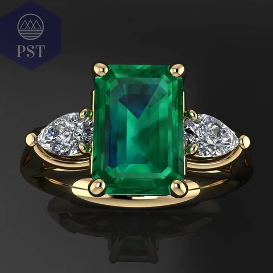14k Gold Ring PST PS Tradings  PST PS Tradings green-8 PST PS Tradings 14k Gold Ring