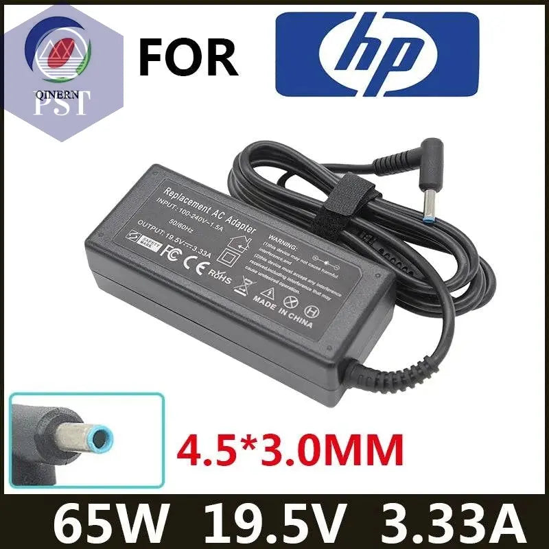 19.5V 3.33A 65W 4.5*3.0mm Laptop Charger Adapter For HP Envy 17-j010us Pavilion 15-j000 Chromebook 11 G4 G5 EE 14 G3 246 G4 248 - PST PS Tradings