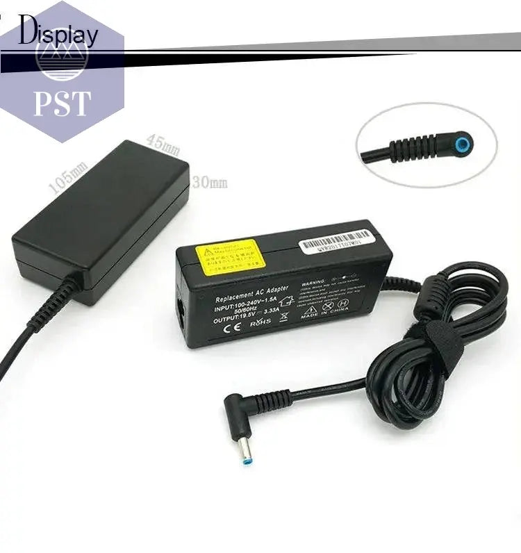 19.5V 3.33A 65W 4.5*3.0mm Laptop Charger Adapter For HP Envy 17-j010us Pavilion 15-j000 Chromebook 11 G4 G5 EE 14 G3 246 G4 248 - PST PS Tradings