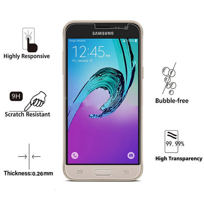 Ultra-thin 0.26 mm Tempered Glass Film for Samsung Galaxy J3