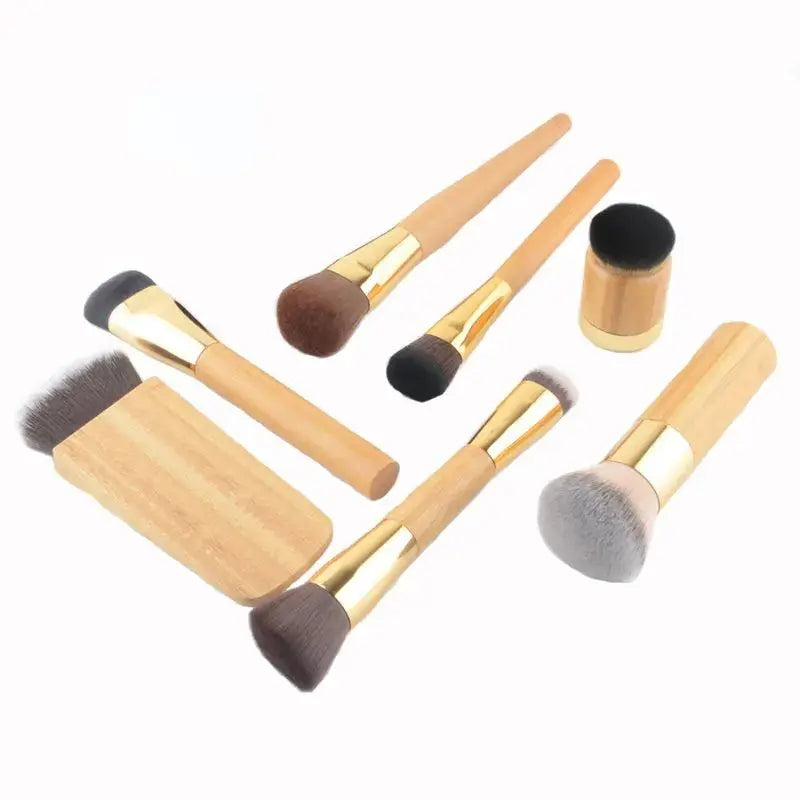 1pc Super Soft Powder Make up brushes Foundation Blusher makeup brush Shadow blending contour Professional High quality bamboo - PST PS Tradings