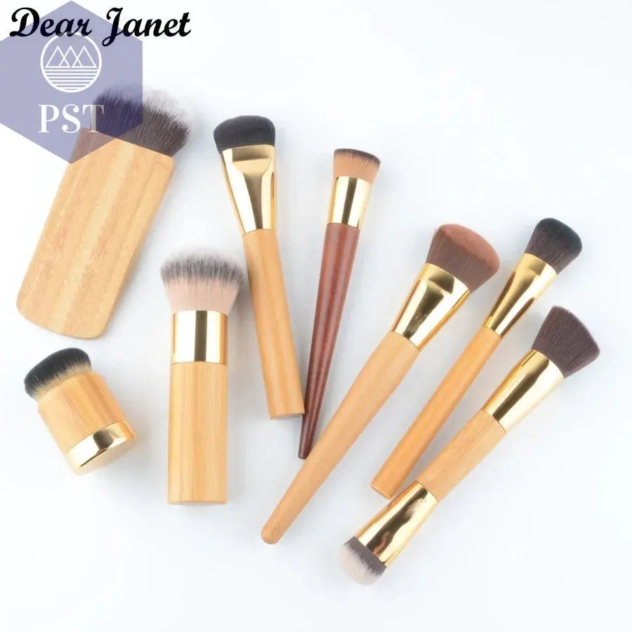 1pc Super Soft Powder Make up brushes Foundation Blusher makeup brush Shadow blending contour Professional High quality bamboo - PST PS Tradings