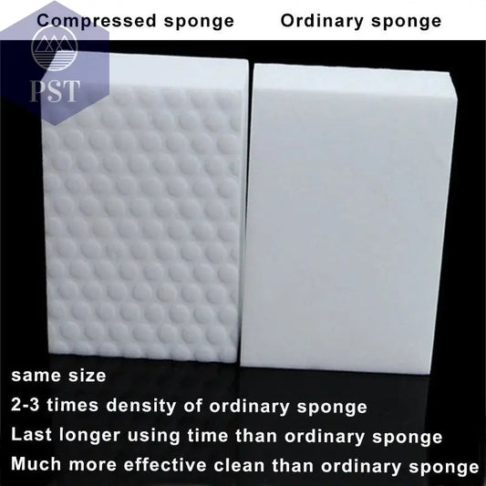 20/40/100 PCS Magic Compressed Sponge Eraser Cleaner Kitchen Accessory Tool Melamine Sponge Dish Washing Brush Cleaning - PST PS Tradings