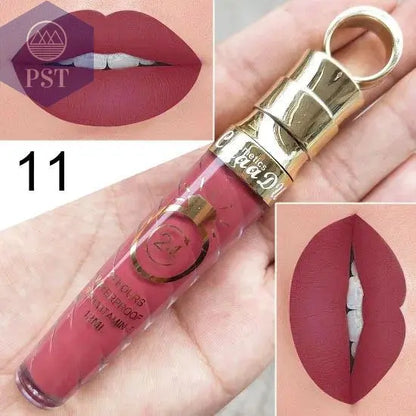 20 Colors Lipstick Waterproof Long Lasting Matte+Shimmer Mental Beauty Lip Gloss Nude Glitter Lip Gloss Beauty Sexy Lip Tint       PST PS Tradings