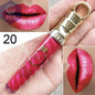 20 Colors Lipstick Waterproof Long Lasting Matte+Shimmer Mental Beauty Lip Gloss Nude Glitter Lip Gloss Beauty Sexy Lip Tint       PST PS Tradings