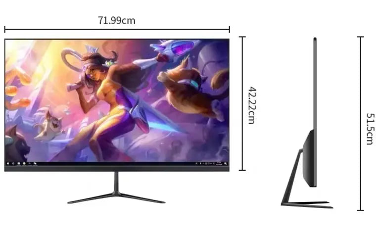 Bildschirm 24 Zoll 27 Zoll 32 Zoll Gebogener E-Sport-Spiel-Bildschirm 165 Hz High Refresh Computer-Bildschirm