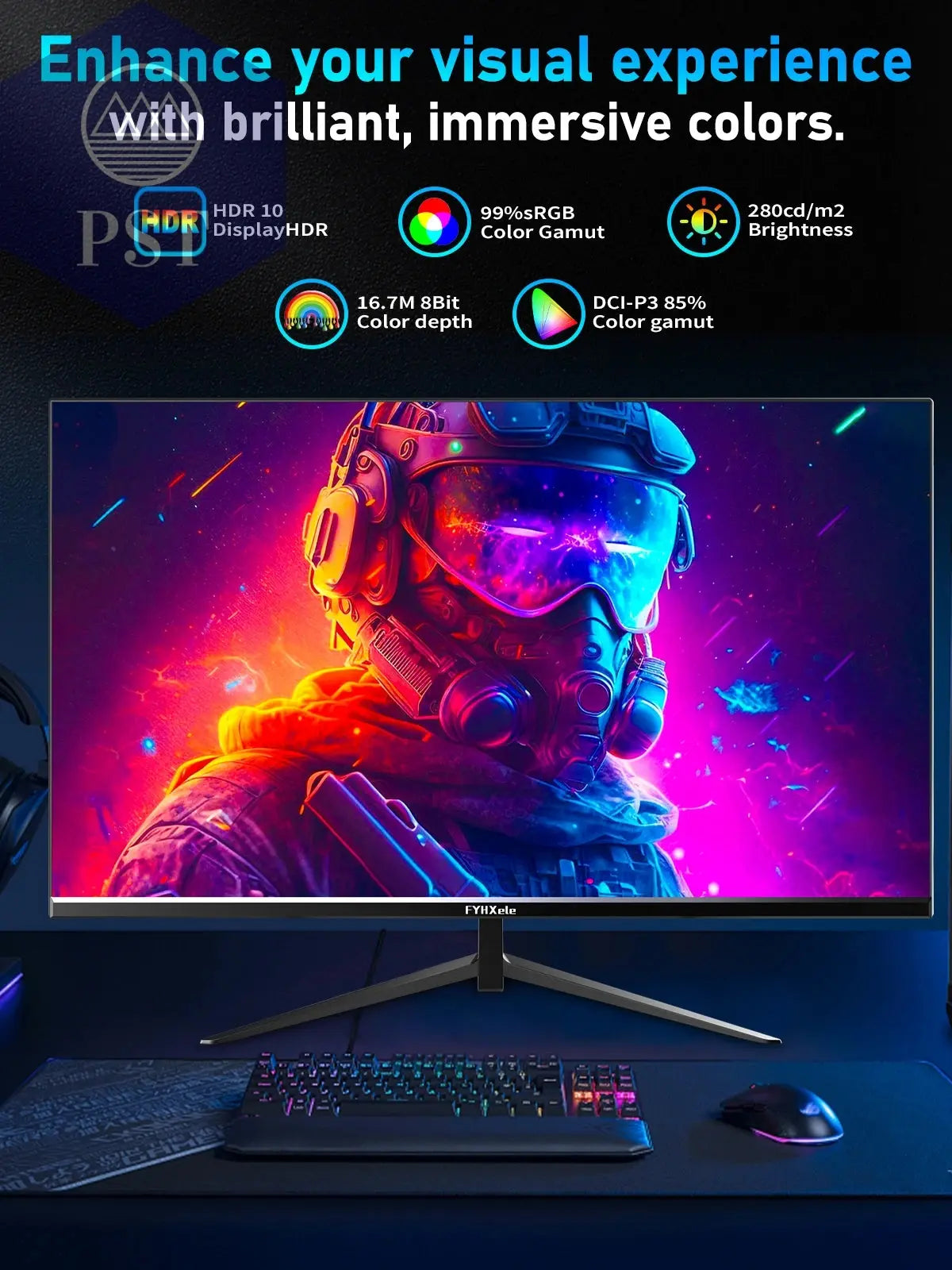 24 Zoll Gaming Monitor 180Hz Display G-Sync Freesync FHD PST PS Tradings Monitore PST PS Tradings  PST PS Tradings