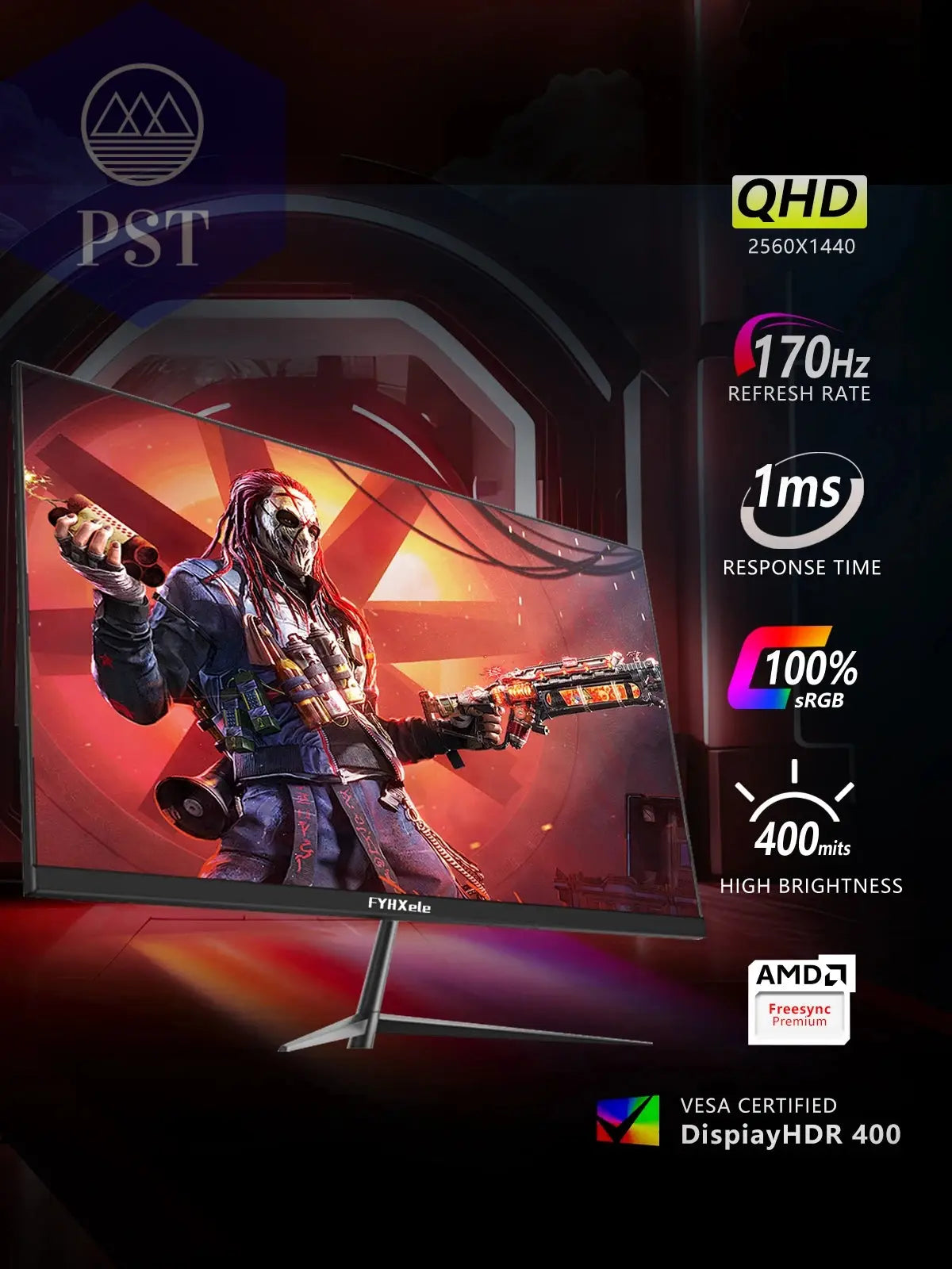 27-Zoll-Monitor 170 Hz 2K-Gaming-Display 1 Ms Adm-Freesync 8 Bits 99 % Srgb IPS Desktop-Led-Display HDMI DP HDR400 PST PS Tradings  27-Zoll-Monitor 170 Hz 2K-Gaming-Display 1 Ms Adm-Freesync 8 Bits 99 % Srgb IPS Desktop-Led-Display HDMI DP HDR400