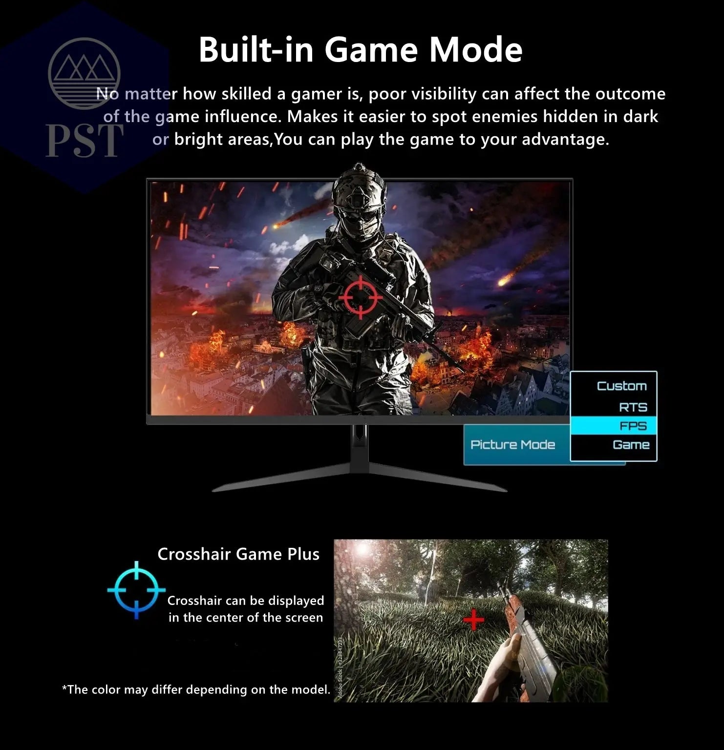 32 Zoll Gaming Monitor 2K Display 165Hz IPS Panel PST PS Tradings Monitore PST PS Tradings  PST PS Tradings