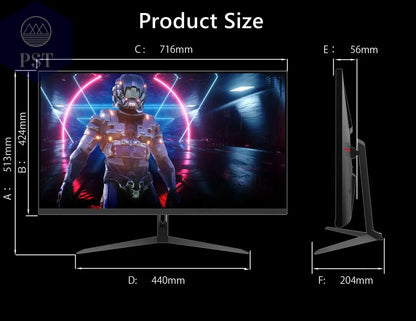 32 Zoll Gaming Monitor 2K Display 165Hz IPS Panel PST PS Tradings Monitore PST PS Tradings  PST PS Tradings