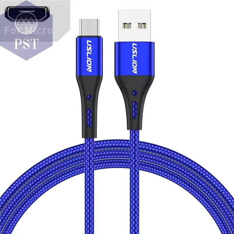 3A USB-C Kabel Ladekabel Samsung S24 S23 Xiaomi Mi 14 Handy Kabel USB C Micro USB Kabel PST PS Tradings  PST PS Tradings Blue-For-Micro-0.5M PST PS Tradings
