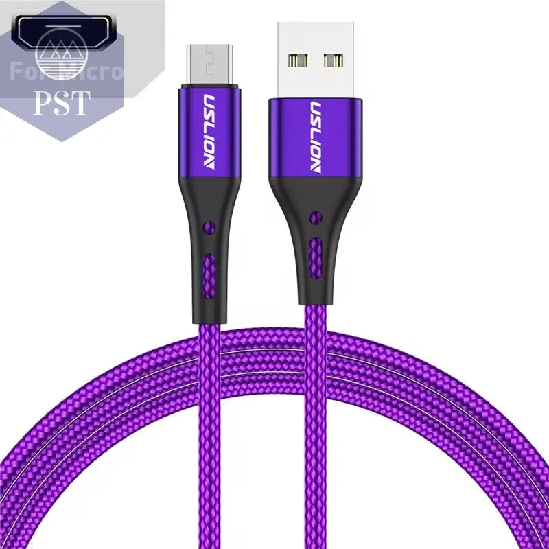3A USB-C Kabel Ladekabel Samsung S24 S23 Xiaomi Mi 14 Handy Kabel USB C Micro USB Kabel PST PS Tradings  PST PS Tradings Purple-For-Micro-0.5M PST PS Tradings