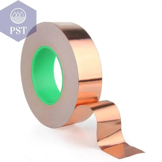 3~50mm *25M Double Sided Conduct Copper Foil Tape Mask Electromagnetic Shielding double side conductive copper foil tape - PST PS Tradings