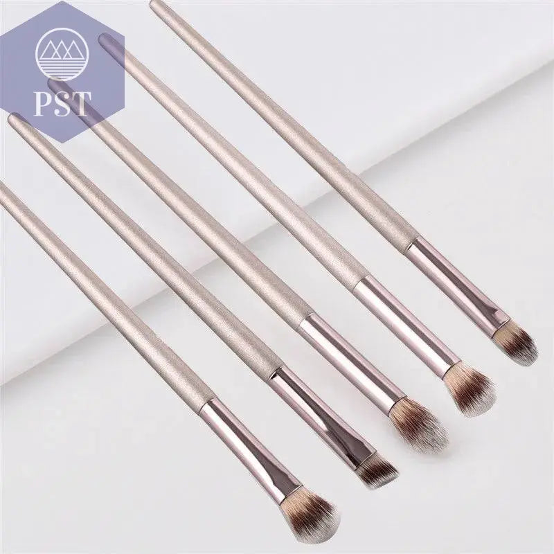 4/10pcs Champagne makeup brushes set for cosmetic foundation powder blush eyeshadow kabuki blending make up brush beauty tool - Property & Safety Tradings