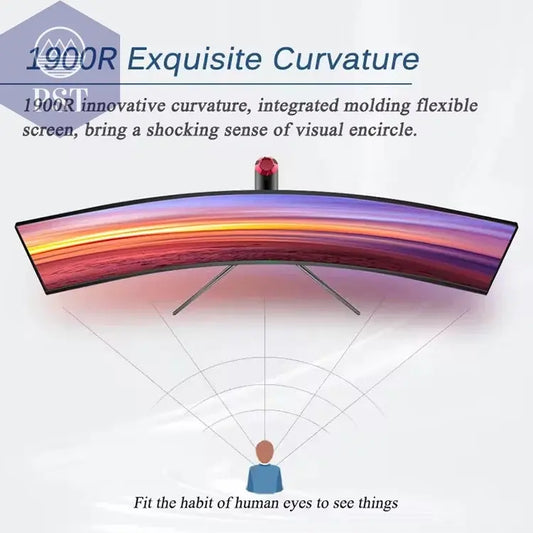 49 Zoll 4K Monitor Curved UHD Display Ultra WQHD Monitor – Beste Bildqualität PST PS Tradings Monitore PST PS Tradings  PST PS Tradings 49 Zoll 4K Monitor Curved UHD Display Ultra WQHD Monitor – Beste Bildqualität Monitore