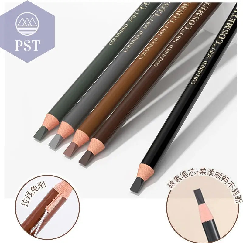 5 teile/satz Augenbraue Bleistift Make-Up Braun Augenbraue Enhancer Kosmetische Kunst Wasserdicht Bleistift Tönung Stereo Arten Schönheit Werkzeuge Billig       PST PS Tradings