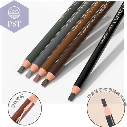 5 teile/satz Augenbraue Bleistift Make-Up Braun Augenbraue Enhancer Kosmetische Kunst Wasserdicht Bleistift Tönung Stereo Arten Schönheit Werkzeuge Billig       PST PS Tradings