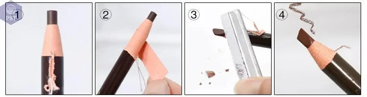 5 teile/satz Augenbraue Bleistift Make-Up Braun Augenbraue Enhancer Kosmetische Kunst Wasserdicht Bleistift Tönung Stereo Arten Schönheit Werkzeuge Billig       PST PS Tradings